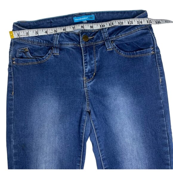 WannaBettaButt?‎ Womens Jeans Size 11 Dark Wash Denim Slimming Fit Stretch Pants - Picture 2 of 10